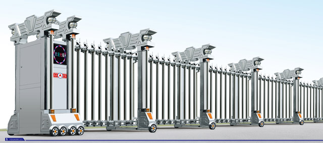 不銹鋼電動(dòng)伸縮門(mén)王者一號(hào) 不銹鋼電動(dòng)伸縮門(mén)王者一號(hào)