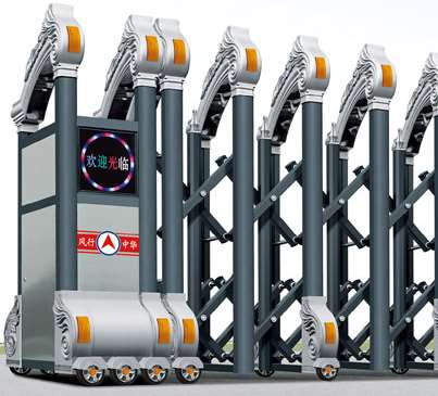 鋁合金電動伸縮門高度和門禁設(shè)計(jì)